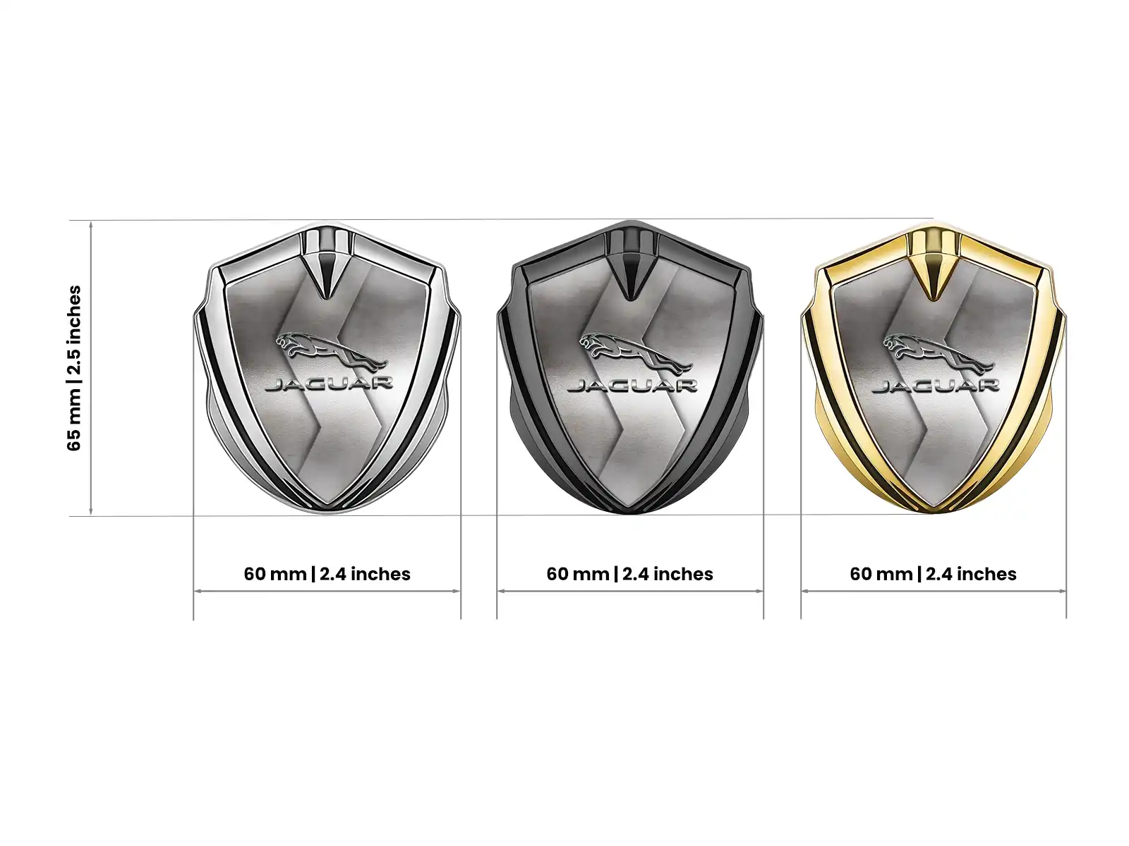 Jaguar Emblem Metal Badge Customizable Force Look